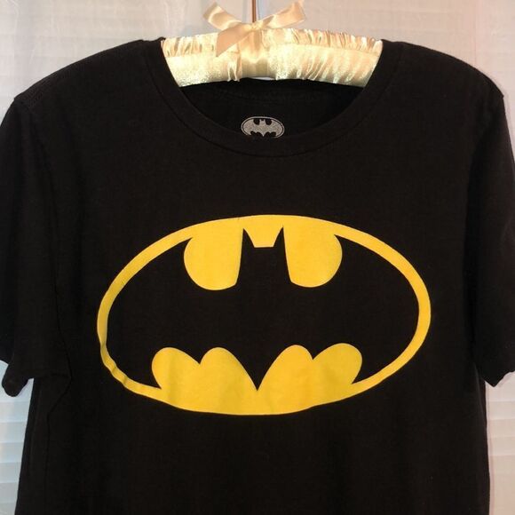 Batman M DC Comics 💯 Cotton Black Yellow Seamless Tee - Picture 3 of 7